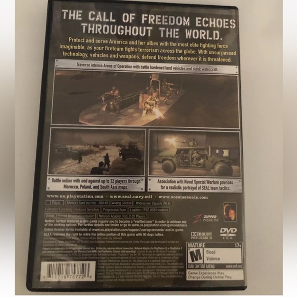 Socom 2 & Socom 3 U.S. Navy Seals PS2 Games PlayStation 2 - Picture 8 of 8